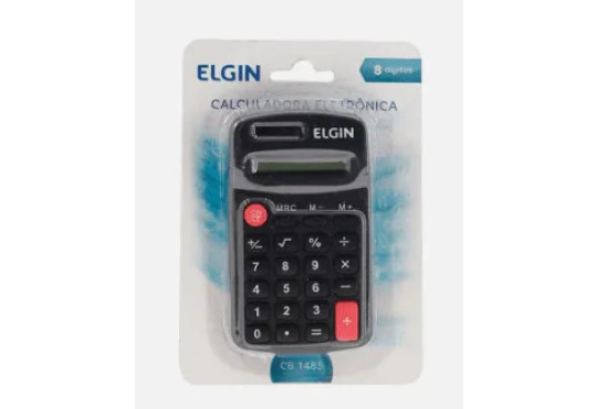 CALCULADORA ELGIN CB-1485 PEQUENA 8 DIGITOS