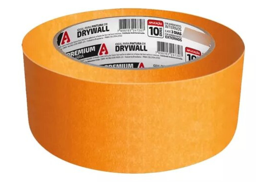 FITA CREPE LARGA ADERE LARANJA 45MMX50MT UNIDADE
