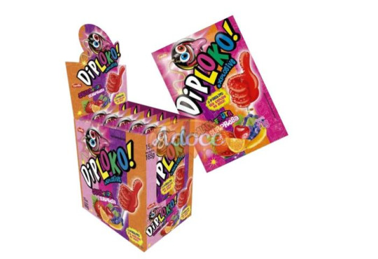 PIRULITO DANILLA DIPLOKO BOOM SPACE FRUTAS SORTIDAS C/15X11GR