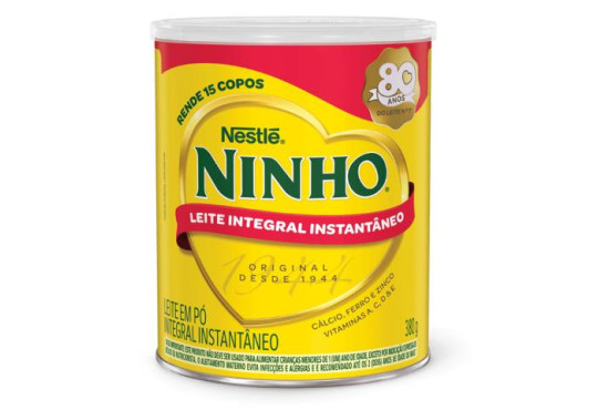 LEITE PO NINHO NESTLE " LATA " INTEGRAL 380GR INSTANTANEO
