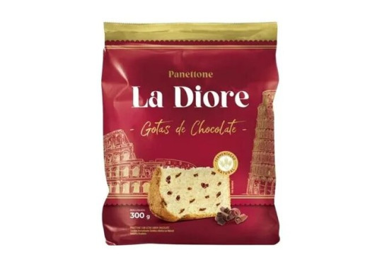 PANETTONE LA DIORE CHOCOLATE 300GR SACHE