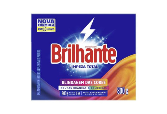 SABAO PO BRILHANTE LIMPEZA TOTAL # C A I X A # 800GR