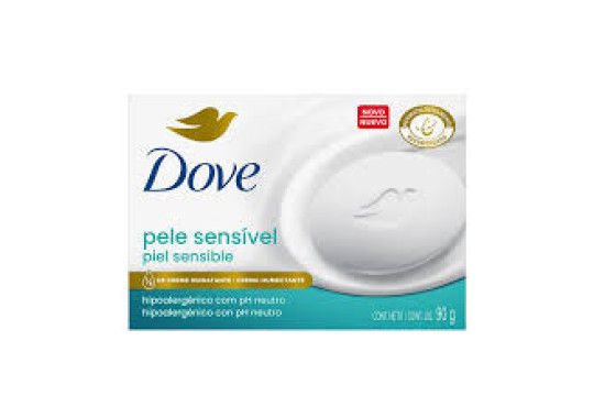 SABONETE DOVE CREMOSO PELE SENSIVEL 90GR UNIDADE