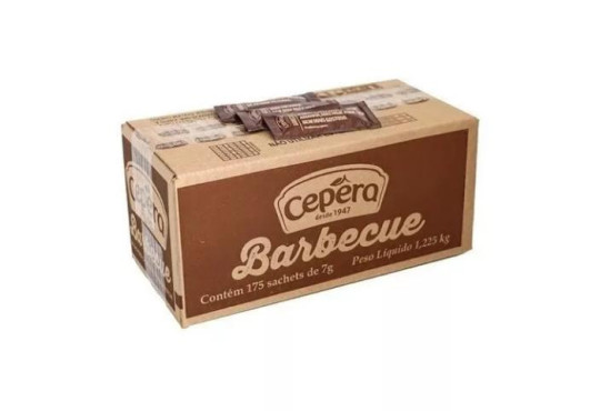 MOLHO BARBECUE CEPERA  # SACHE # C/175X7GR
