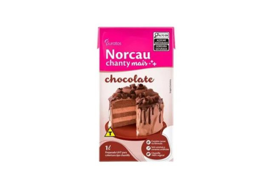 CREME CHANTILLY " CHANTYMAIS " # CHOCOLATE # NORCAU TETRA 1LT