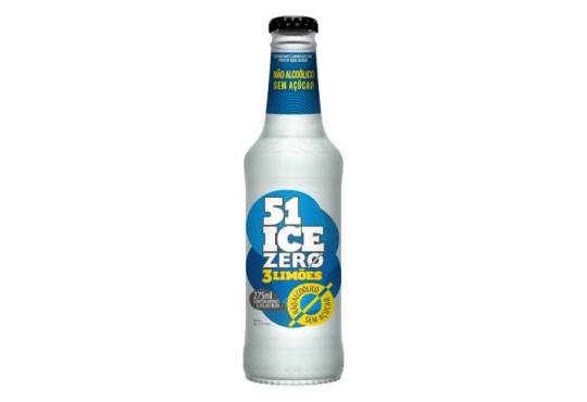LT. CANINHA 51 ICE " ZERO ALCOOL " 3 LIMOES 6X275ML VIDRO
