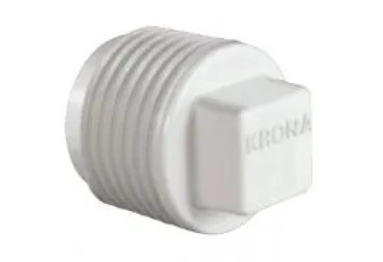 **KRONA PLUG ROSQUEAVEL 3/4 BRANCO REF:294