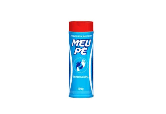 TALCO " MEU PE " PO AZUL ORIGINAL 100GR