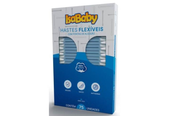 COTONETE ISABABY C/75 HASTES FLEXIVEIS
