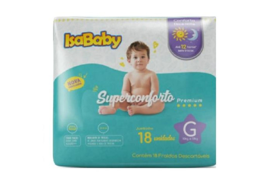 FRALDA ISABABY SUPERCONFORTO G PCT C/18