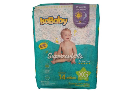 FRALDA ISABABY SUPERCONFORTO XG PCT C/14
