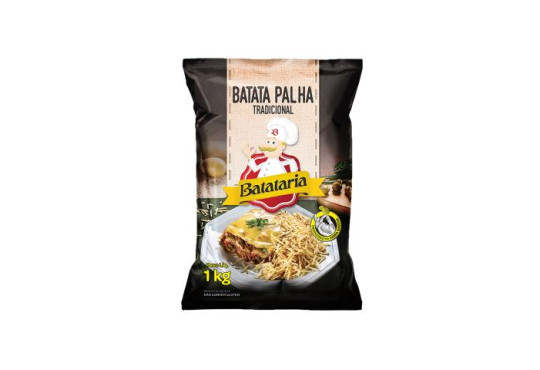 SALG. BATATA PALHA BATATARIA 1KG PACOTAO