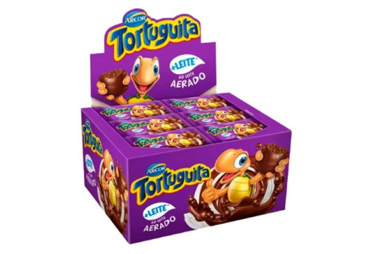 CHOC. ARCOR TORTUGUITA + LEITE 24X11,5GR