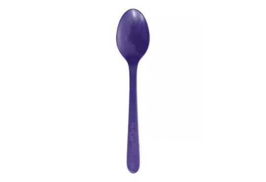 COLHER LONGA P/ ACAI " ROXA " MEPLAS C/500