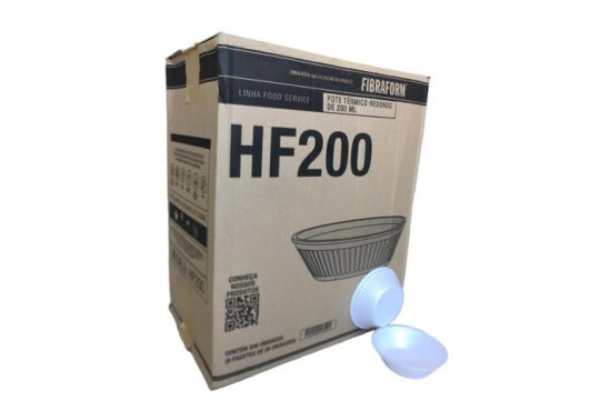 POTE ISOPOR REDONDO FIBRAFORM HF200 FUNDO 13CMX3,8CM C/400