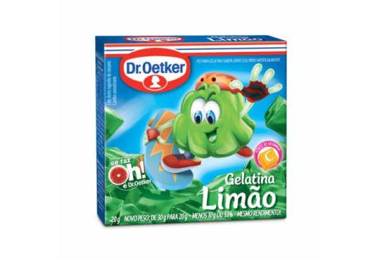 GELATINA DR.OETKER LIMAO 20GR UNIDADE