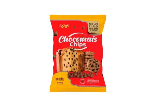 CHOC. COB. " CHOCOMAIS CHIPS " GOTAS JAZAM LEITE 1.01KG