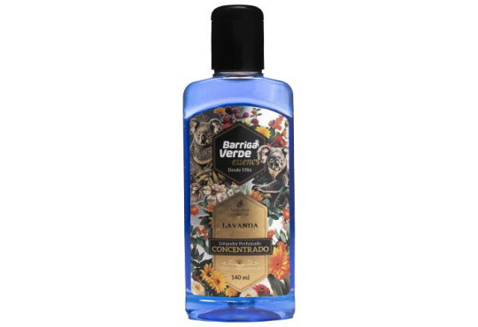 LIMPADOR PERFUMADO BARRIGA VERDE CONCENTRADO LAVANDA 140ML