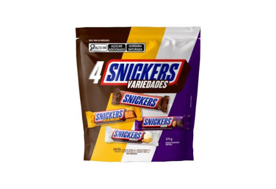 CHOC. /SNICKERS " VARIEDADE " C/4X42GR MULTIPACK