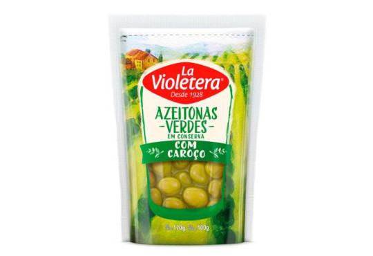 AZEITONA LA VIOLETERA INTEIRA SACHE 100GR