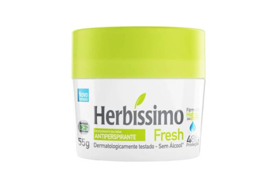 DESODORANTE HERBISSIMO " CREME " FRESH 55GR POTE