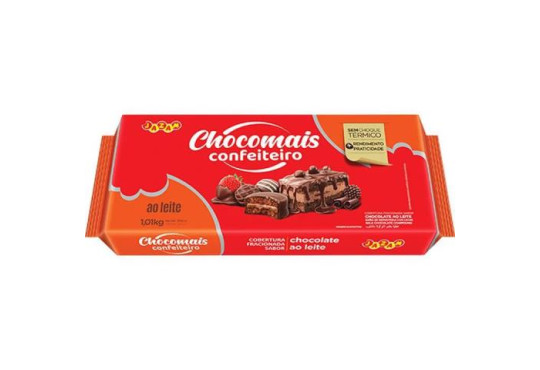 CHOC. COB. CHOCOMAIS JAZAM LEITE 1.010KG