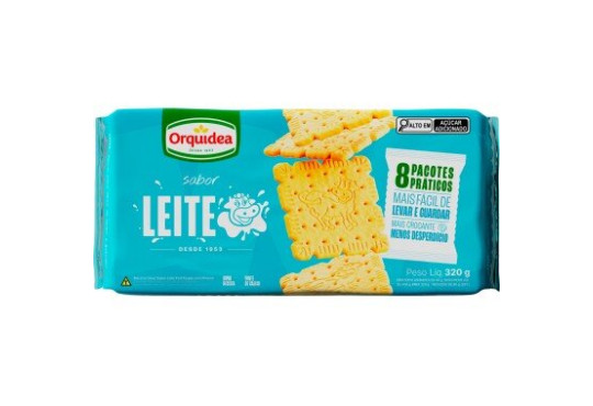 BISCOITO ORQUIDEA LEITE 320GR