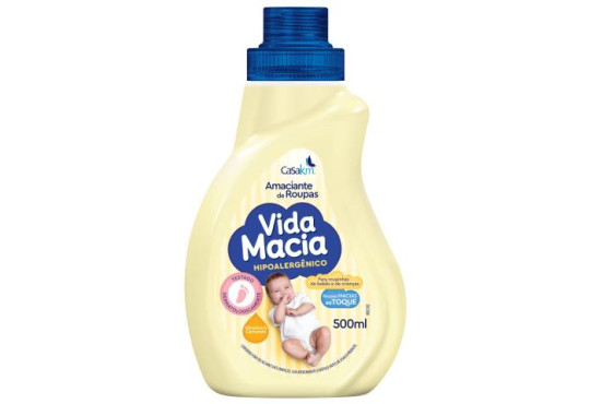 AMACIANTE INFANT. VIDA MACIA CAMOMILA 500ML HIPOALERGENICO