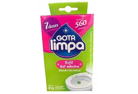 DESINF. GEL ADESIVO GOTA LIMPA ## REFIL ##  " FRESH " C/7DOSES