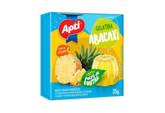 GELATINA APTI/ " ABACAXI " 36X20GR