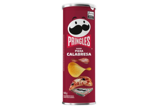 SALG. BATATA PRINGLES PIZZA DE CALABRESA 105GR TUBO