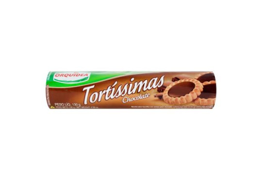 BISCOITO RECHEADO  ORQUIDEA TORTISSIMAS CHOCOLATE 130G