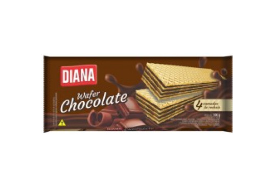 LANCHE WAFER DIANA CHOCOLATE ORQUIDEA 100G