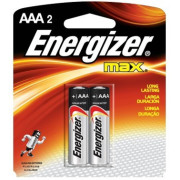 PILHA ENERGIZER MAX  ALCALINA AAA PALITO 2UN