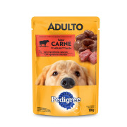 RAÇÃO SACHÊ PEDIGREE  CARNE ADULTO 100G