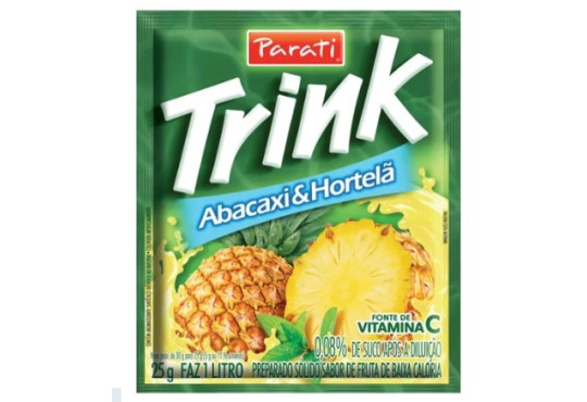 REFRESCO TRINK ABACAXI COM HORTELÃ 15X12GR